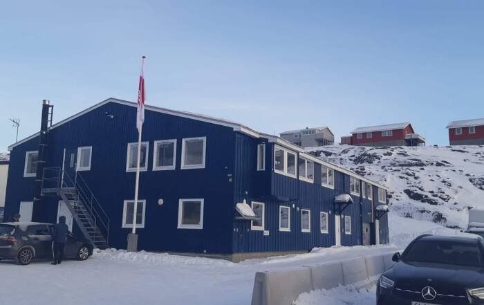 Kofoeds Skole Nuuk ligger på Industrivej 20.